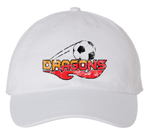 Custom Apparel - Screen Printing - LA Dragons 2022 - White Hat - LA Dragons 2022