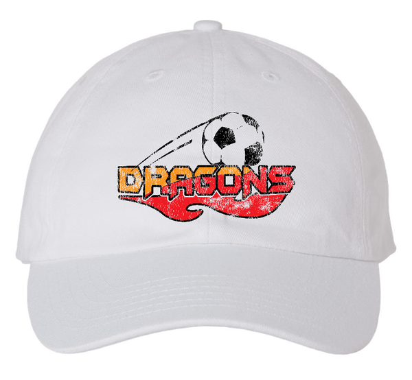 Custom Apparel - Screen Printing - LA Dragons 2022 - White Hat - LA Dragons 2022