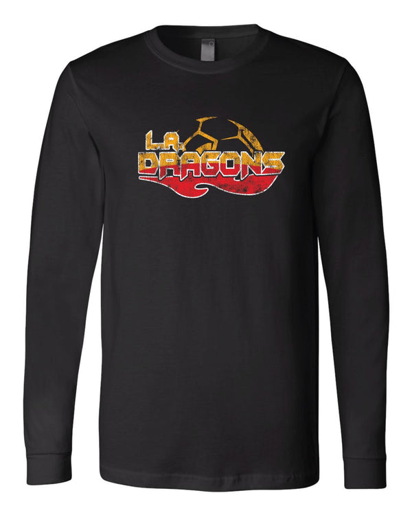 Custom Apparel - Screen Printing - LA Dragons - Black Adult Unisex Long Sleeve - LA Dragons