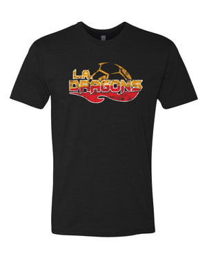 Custom Apparel - Screen Printing - LA Dragons - Black Adult Unisex TShirt - LA Dragons