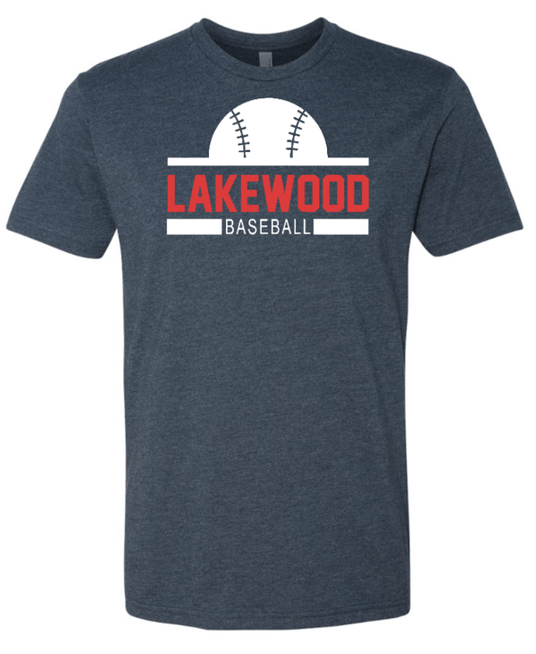 Custom Apparel - Screen Printing - Lakewood Baseball – Unisex T-Shirt - Lakewood Baseball & Softball 2023