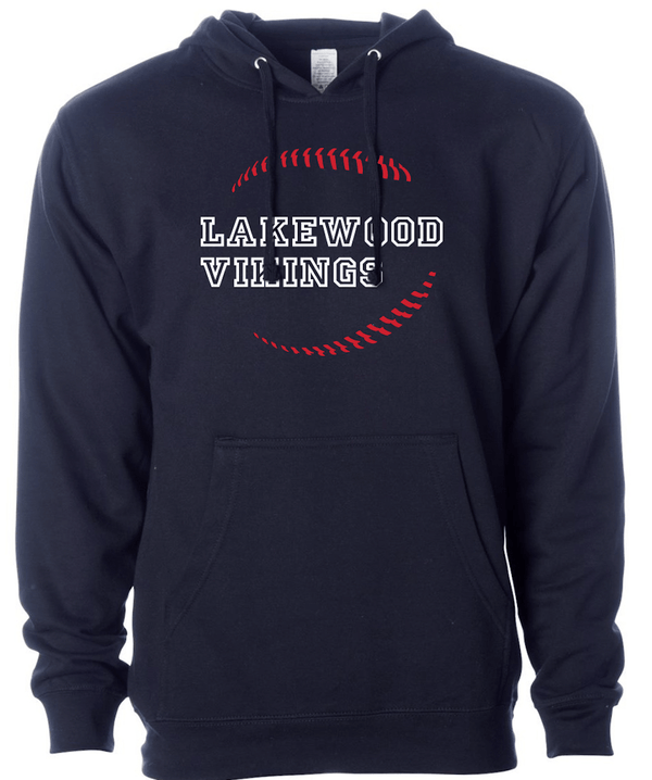 Custom Apparel - Screen Printing - Lakewood Youth Baseball/Softball - Adult Hoodie - Lakewood Youth Baseball