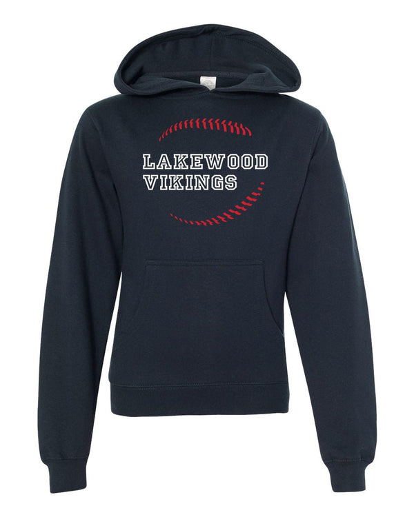 Custom Apparel - Screen Printing - Lakewood Youth Baseball/Softball - Youth Hoodie - Lakewood Youth Baseball