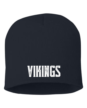 Custom Apparel - Screen Printing - Lakewood Youth Football - Embroidered Beanie with Vikings Logo - Lakewood Youth Football
