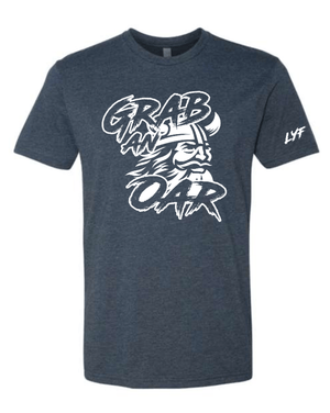 Custom Apparel - Screen Printing - Lakewood Youth Football - Grab an Oar - Cotton Polyester Blend T-Shirt - Lakewood Youth Football