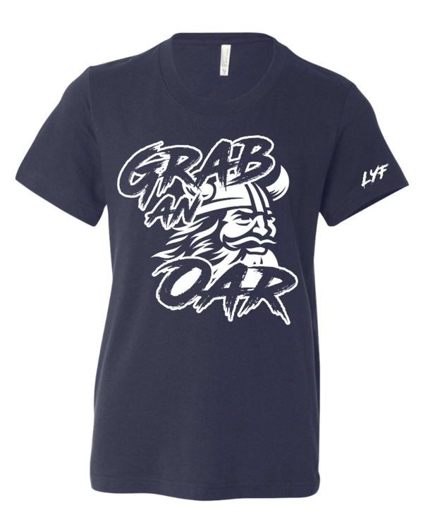 Custom Apparel - Screen Printing - Lakewood Youth Football - Grab an Oar - Cotton Polyester Blend T-Shirt - Lakewood Youth Football