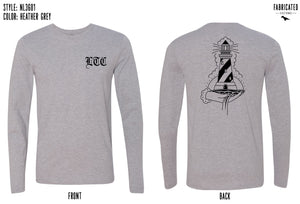 Custom Apparel - Screen Printing - Lighthouse Tattoo Company Long Sleeve - Lighthouse Tattoo Company