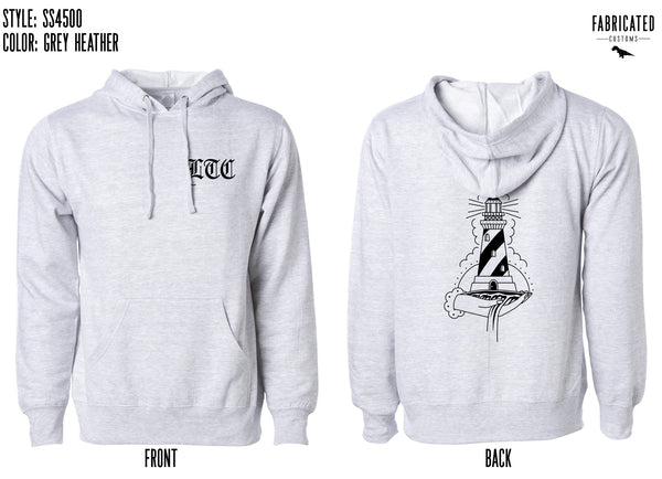 Custom Apparel - Screen Printing - Lighthouse Tattoo Company Sweatshirt - Lighthouse Tattoo Company