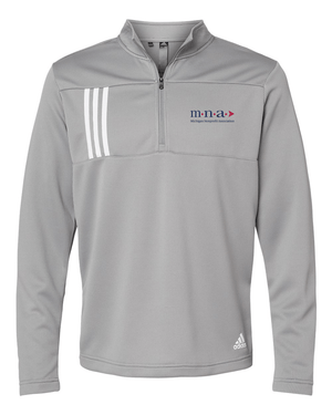 Custom Apparel - Screen Printing - Michigan Nonprofit Associates Adidas 1/4 Zip - Michigan Non - Profit Association
