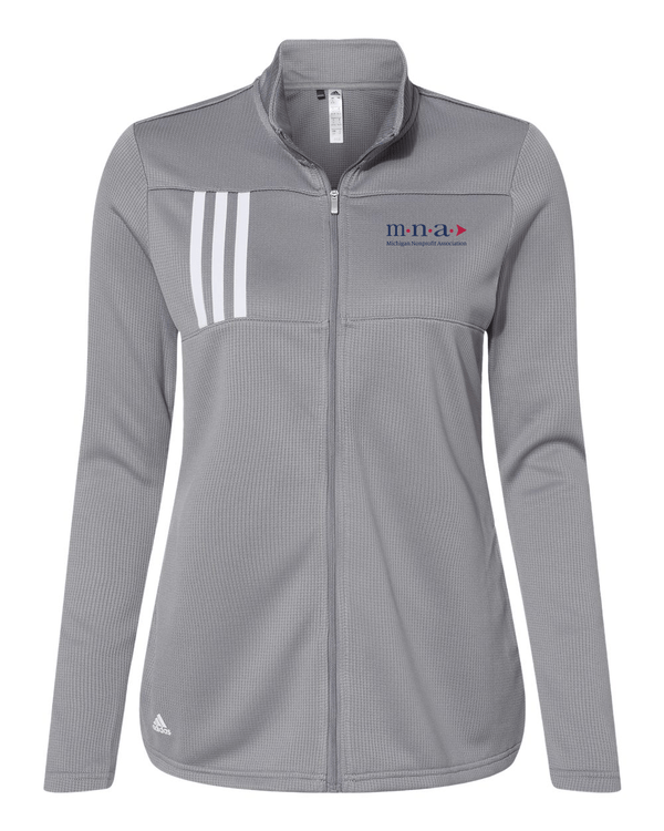Custom Apparel - Screen Printing - Michigan Nonprofit Association Women's Adidas 1/4 Zip - Michigan Non - Profit Association