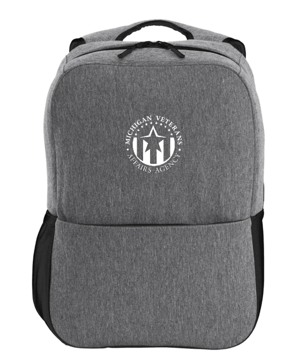 Custom Apparel - Screen Printing - Michigan Veterans Affairs Agency - Backpack - Michigan Veterans Affairs Agency