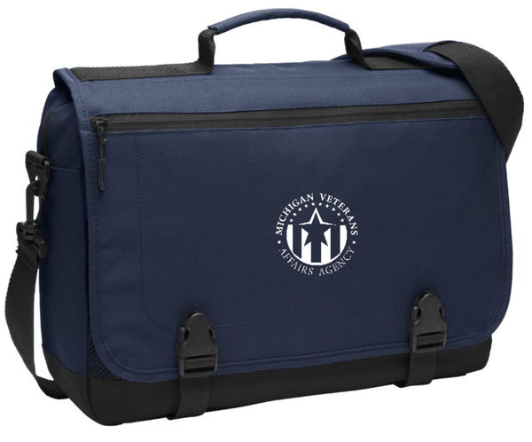 Custom Apparel - Screen Printing - Michigan Veterans Affairs Agency - Laptop Case - Michigan Veterans Affairs Agency