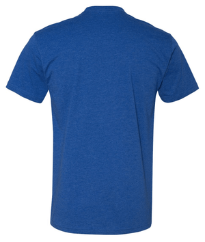 Custom Apparel - Screen Printing - Michigan Veterans Affairs Agency - Unisex Blue Full Logo T-Shirt - Michigan Veterans Affairs Agency