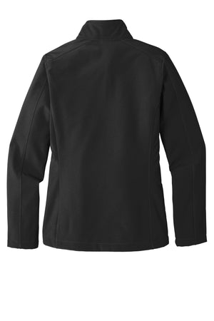 Custom Apparel - Screen Printing - Michigan Veterans Affairs Agency - Women's Softshell Jacket - L317 Black - MVAA