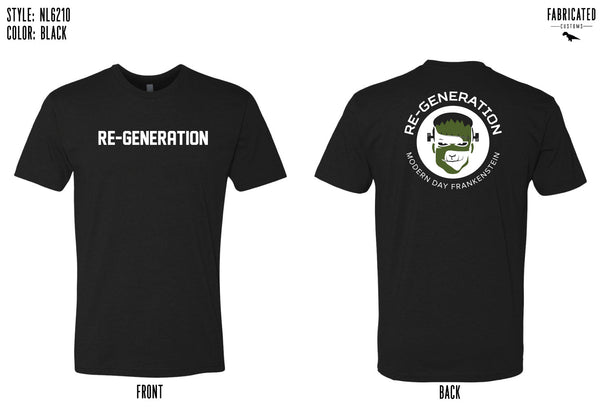 Custom Apparel - Screen Printing - Modern Day Frankenstein - Re - Generation T-shirt - Modern Day Frankenstein