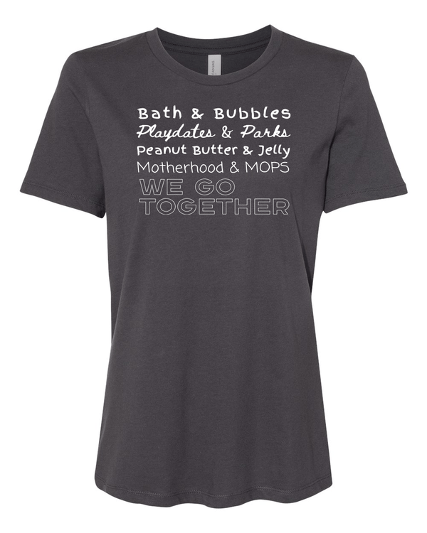 Custom Apparel - Screen Printing - MOPS - Women's T-shirt - Dark Grey - MOPS - JLC