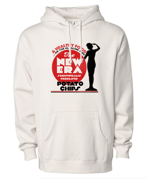 Custom Apparel - Screen Printing - New Era Chip - Vintage Unisex Hoodie Design Winter Collection - Fabricated Customs - 2022