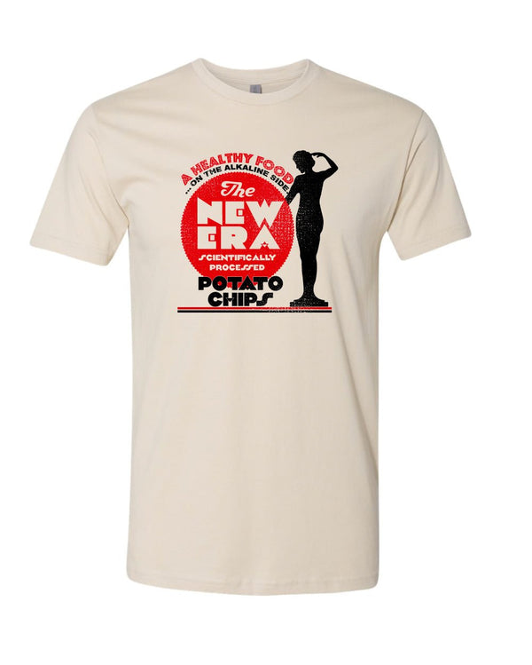 Custom Apparel - Screen Printing - New Era Chip - Vintage Unisex T-Shirt Design Winter Collection - Fabricated Customs - 2022