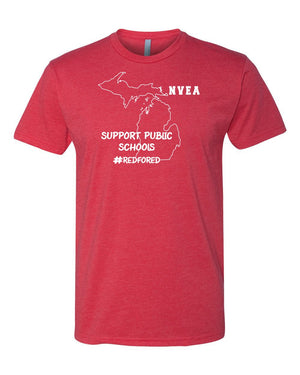 Custom Apparel - Screen Printing - NV SUPPORT PUBLIC SCHOOLS UNISEX T - SHIRT - Northview Schools Fall 2022
