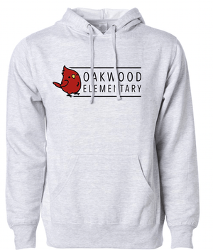 Custom Apparel - Screen Printing - Oakwood Elementary - Little Raider Bird Hooded Sweatshirt - WW+OW