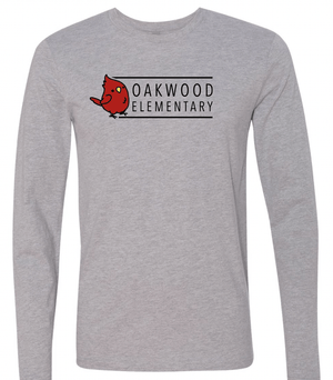 Custom Apparel - Screen Printing - Oakwood Elementary - Little Raider Bird LS T-shirt - WW+OW