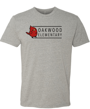 Custom Apparel - Screen Printing - Oakwood Elementary - Little Raider Bird T-shirt - WW+OW