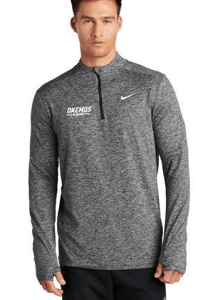Custom Apparel - Screen Printing - OHS Lacrosse - Nike - Dri - FIT Element 1/2 - Zip Top - OHS Lacrosse