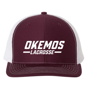 Custom Apparel - Screen Printing - OHS Lacrosse - Richardson - Embroidered Adjustable Snapback Trucker Cap - OHS Lacrosse