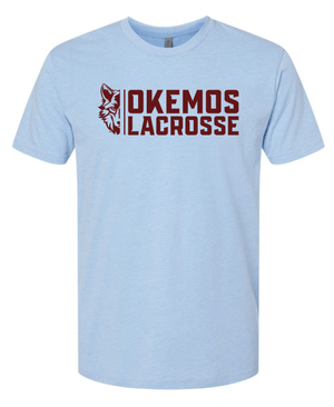Custom Apparel - Screen Printing - OHS Lacrosse - Unisex Blue T-Shirt - OHS Lacrosse