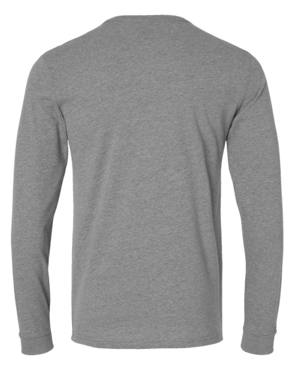 Custom Apparel - Screen Printing - OHS Tennis 2023 - Unisex Long Sleeve Grey T-Shirt - OHS Tennis 2023 - 14002