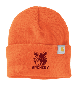 Custom Apparel - Screen Printing - Okemos Archery - Carhartt Embroidered Beanie - Okemos Archery Winter 2022