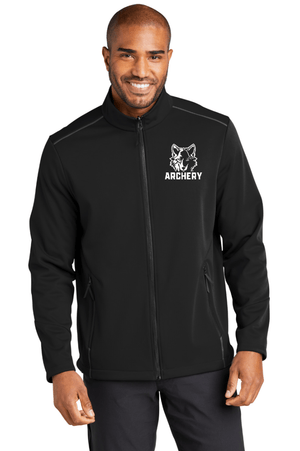 Custom Apparel - Screen Printing - Okemos Archery Spring 2023 - Soft Shell Jacket - Okemos Archery Spring 2023
