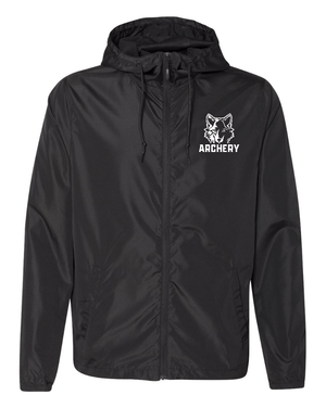 Custom Apparel - Screen Printing - Okemos Archery Spring 2023 - Unisex Lightweight Windbreaker Full - Zip Jacket - Okemos Archery Spring 2023