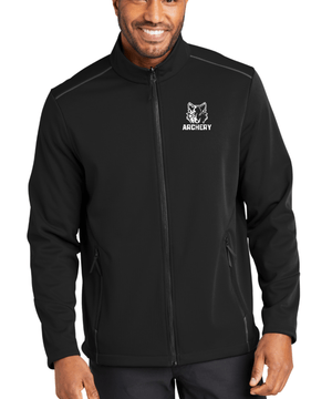 Custom Apparel - Screen Printing - Okemos Archery - Unisex Softshell Jacket - Okemos Archery Winter 2022