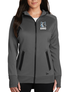 Custom Apparel - Screen Printing - Okemos Band - New Era Women's Adult Full Zip Hoodie - Okemos Band