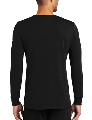 Custom Apparel - Screen Printing - Okemos Baseball - Nike - Dri - FIT Cotton/Poly Long Sleeve Tee - Okemos Baseball FL Trip