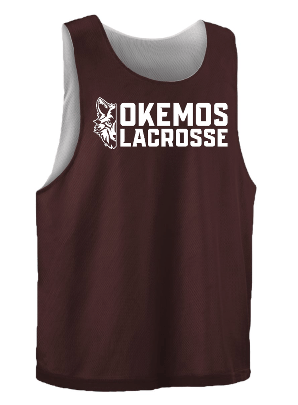Custom Apparel - Screen Printing - Okemos Girls Lacrosse - Women's Lacrosse Reversible Pinnie (MANDATORY for Varsity & JV) - Okemos Girls Lacrosse 2023