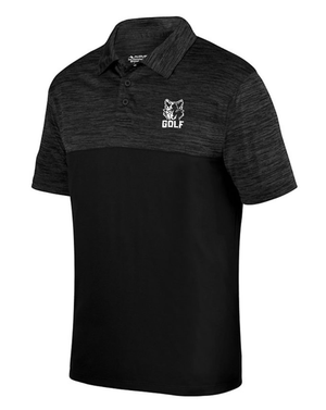 Custom Apparel - Screen Printing - Okemos Golf - Augusta Sportswear - Shadow Tonal Heather Polo - Okemos Boys Golf 2023