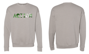 Custom Apparel - Screen Printing - Okemos High School ACTION Crew Neck - Okemos Action