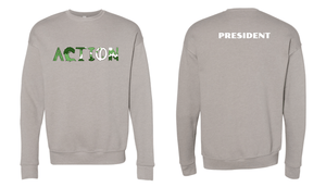 Custom Apparel - Screen Printing - Okemos High School ACTION Crew Neck - Okemos Action