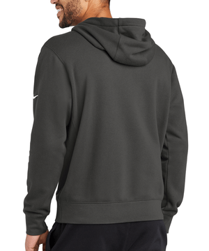 Custom Apparel - Screen Printing - Okemos Lacrosse - Nike - Club Fleece Sleeve Swoosh Pullover Hoodie - Okemos Lacrosse