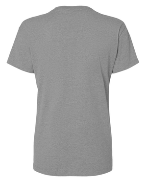 Custom Apparel - Screen Printing - Okemos Lacrosse - Women's CVC Relaxed T-Shirt - Grey - Okemos Lacrosse