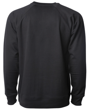 Custom Apparel - Screen Printing - Okemos Montessori - Adult Unisex Lightweight Sweatshirt - Black - Okemos Montessori at Central