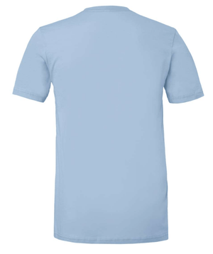 Custom Apparel - Screen Printing - Okemos Montessori - Adult Unisex T-Shirt - Blue - Okemos Montessori at Central