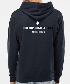 Custom Apparel - Screen Printing - Okemos NHS Hoodie - Okemos National Honors Society 2022/2023
