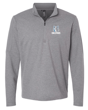 Custom Apparel - Screen Printing - Okemos Operations - Adidas - 3 - Stripes Quarter - Zip Sweater - Okemos Operations
