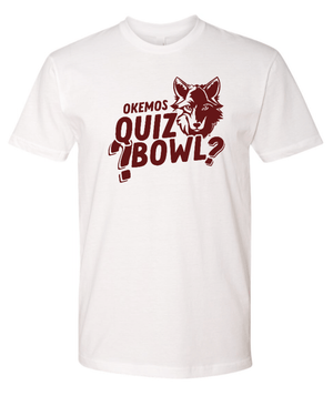 Custom Apparel - Screen Printing - Okemos Quiz Bowl - Unisex Adult T-Shirt - Okemos Quiz Bowl