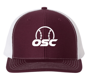 Custom Apparel - Screen Printing - Okemos Softball Club – Adjustable Snapback Trucker Cap - Okemos Softball Club 2023