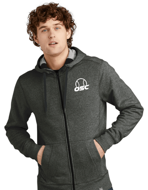 Custom Apparel - Screen Printing - Okemos Softball Club – French Terry Full - Zip Hoodie - Okemos Softball Club 2023