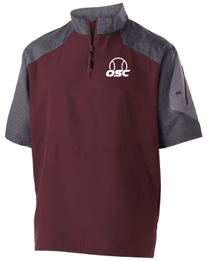Custom Apparel - Screen Printing - Okemos Softball Club – Raider Short Sleeve Quarter - Zip - Okemos Softball Club 2023